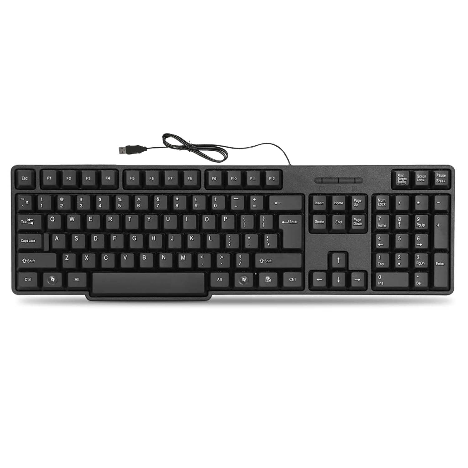 Mophonics Wired K20 Keyboard with C-OTG – USB Plug & Play Keyboard for PC, Laptop & Mobile - Image 2