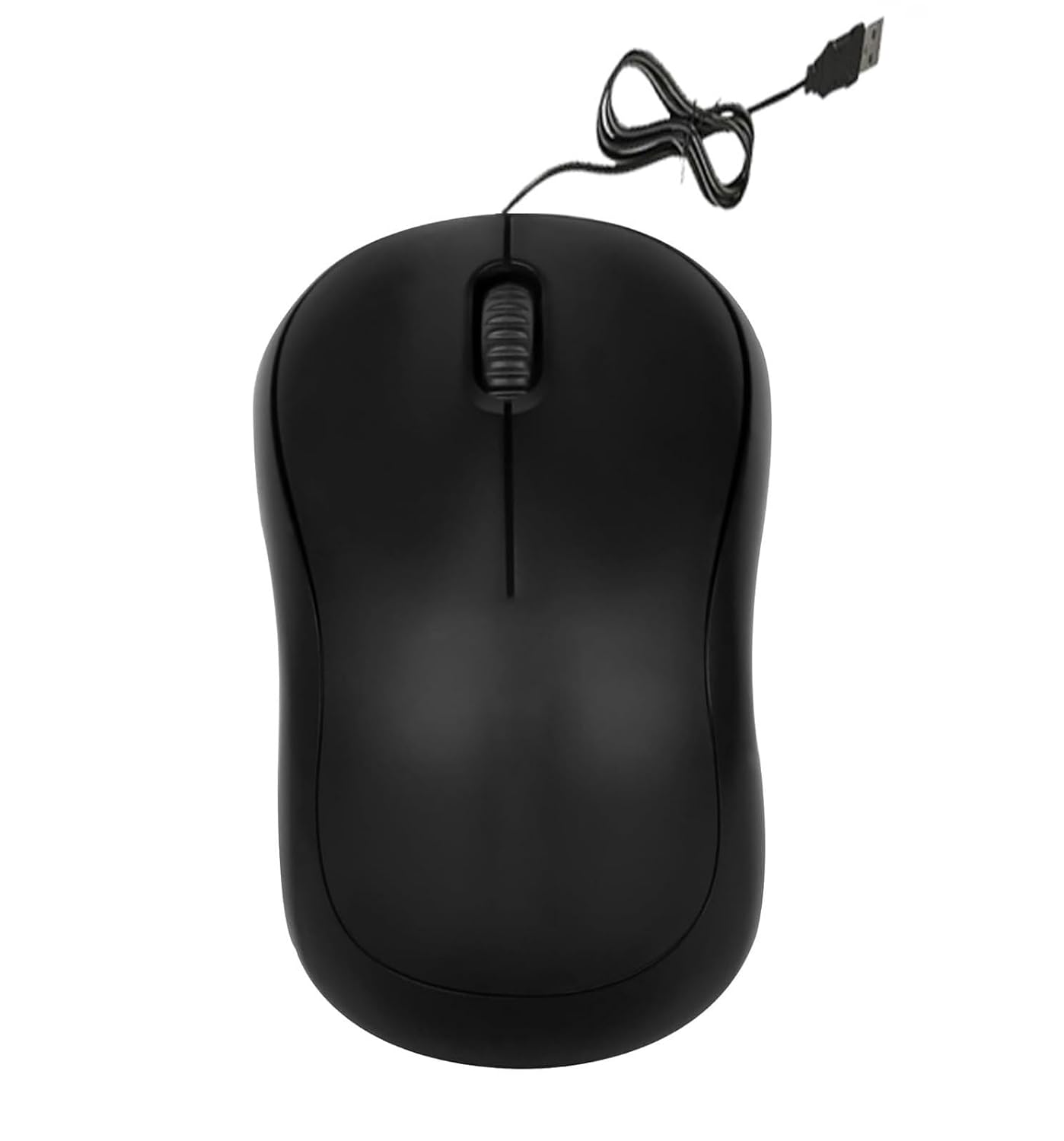 Mophonics Wired K20 Keyboard and Mouse Combo – USB Plug & Play Full-Size Keyboard with Ergonomic Mouse for PC & Laptop - Image 4